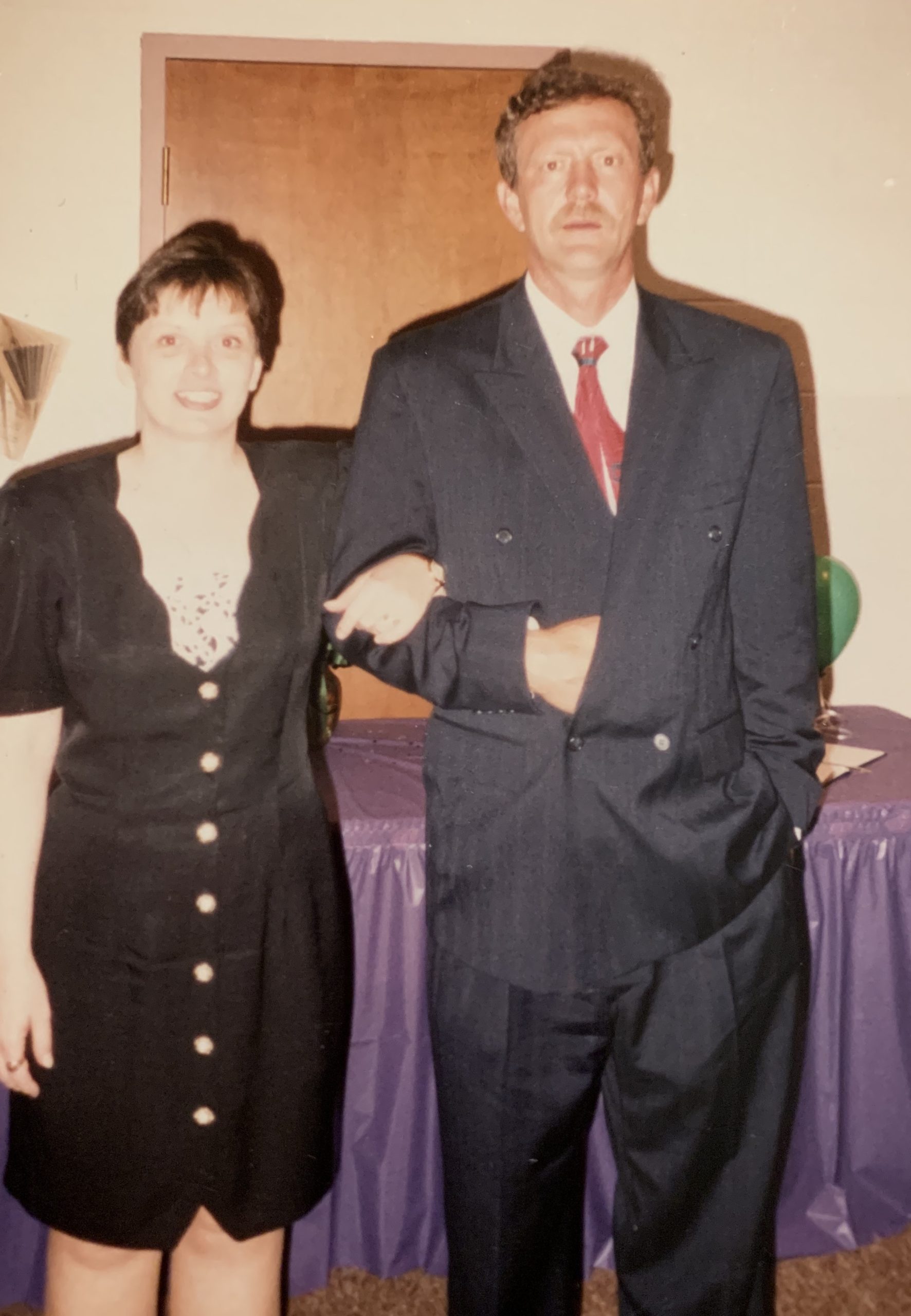Peggy Munns Payne and Mark Payne, May 1994.