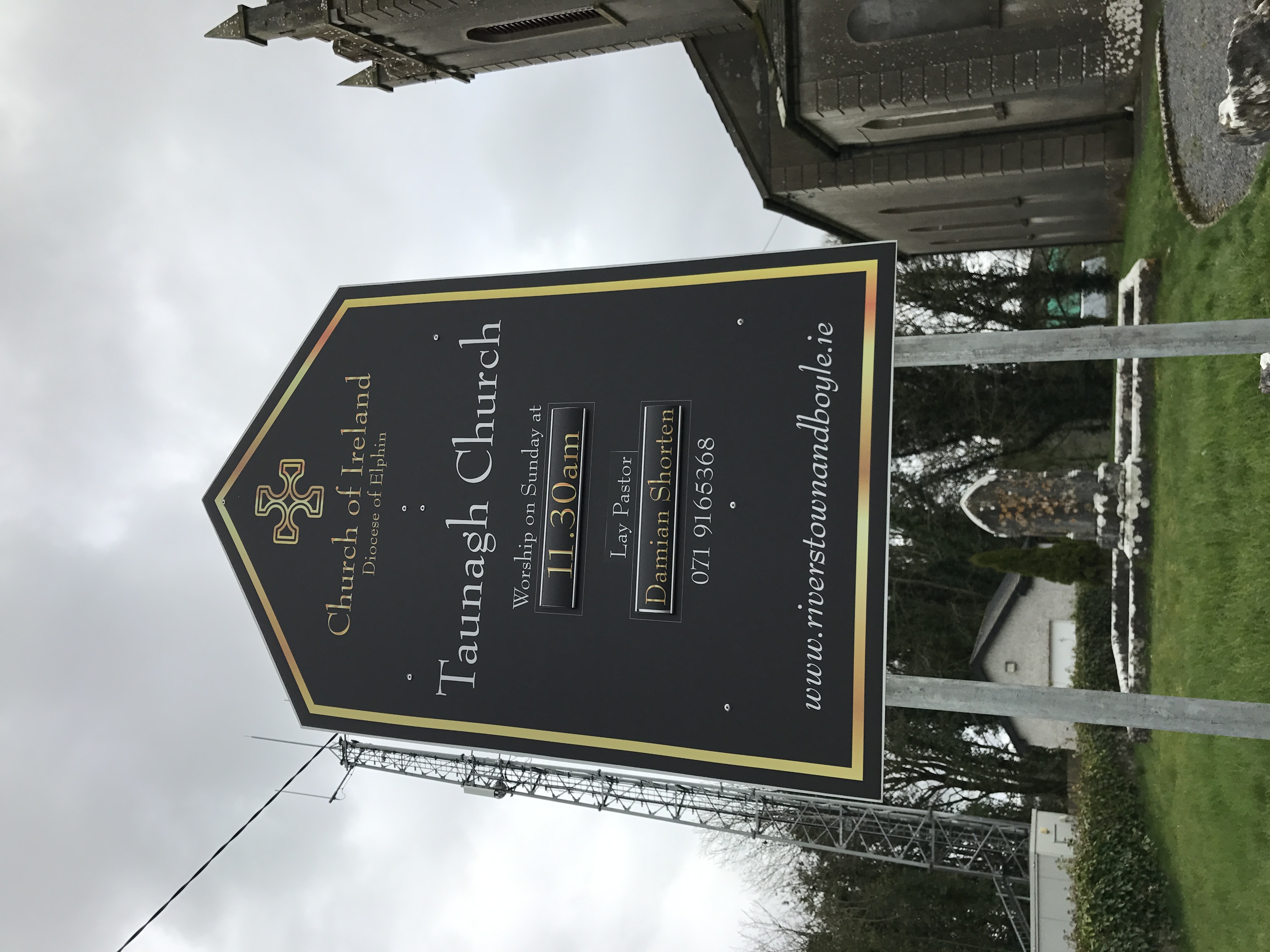 Taunagh Church Sign